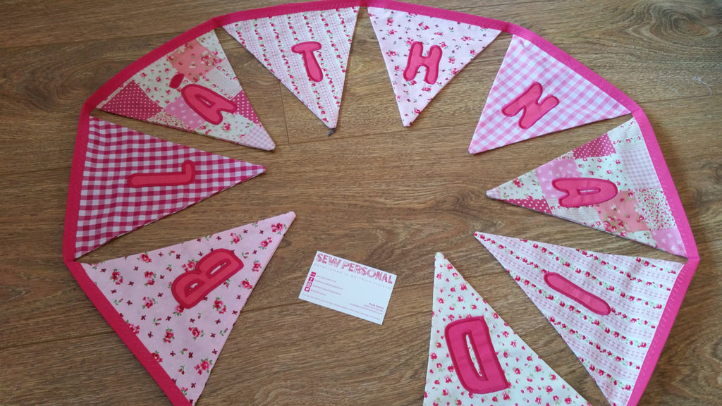 Personalised Bunting for Girls