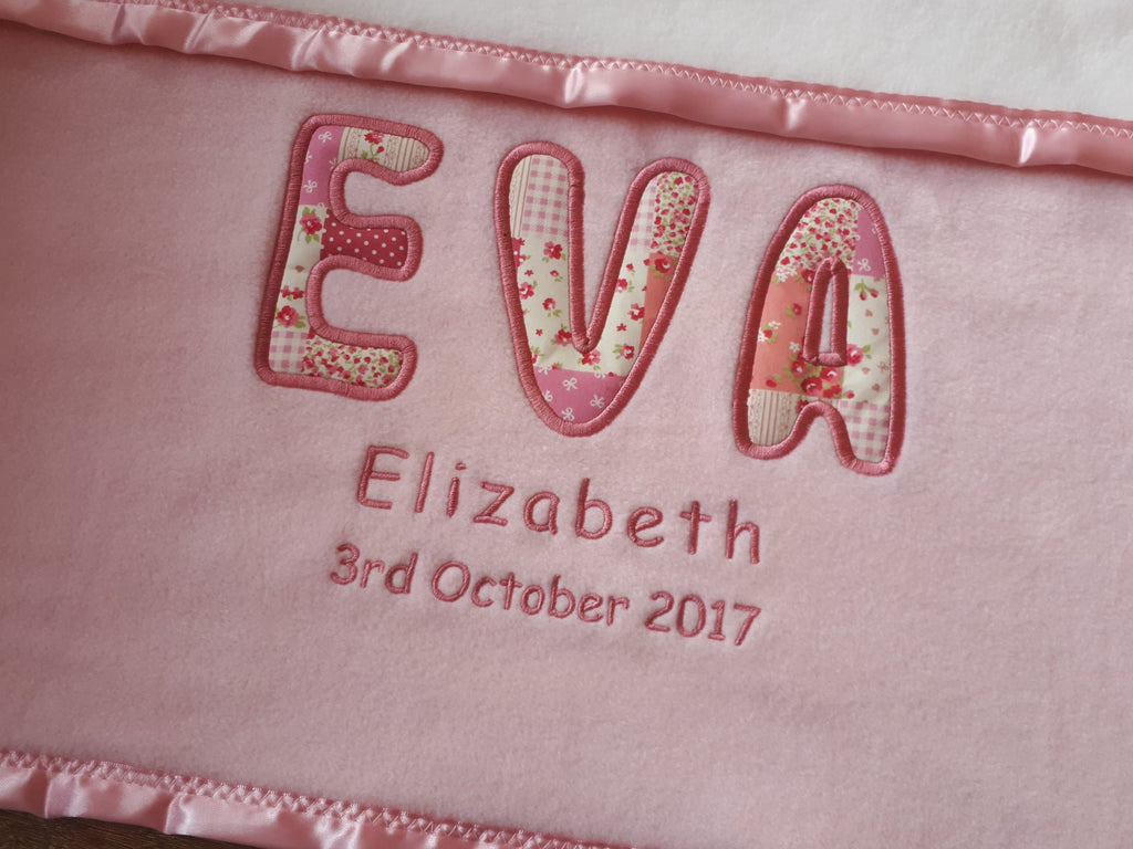 Personalised Baby Blankets for Girls
