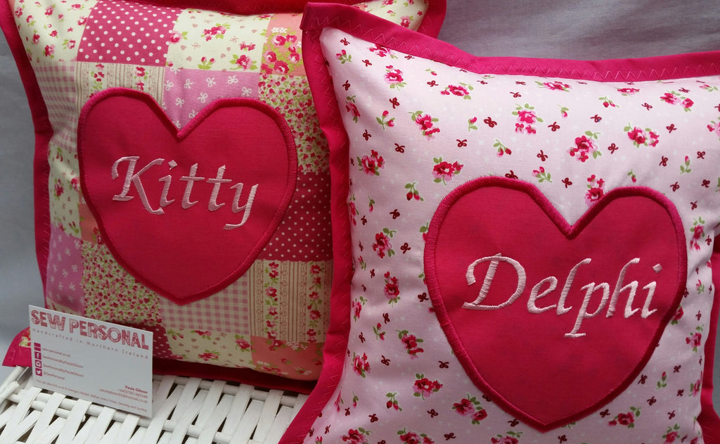 Small Personalised Cushion for Girls