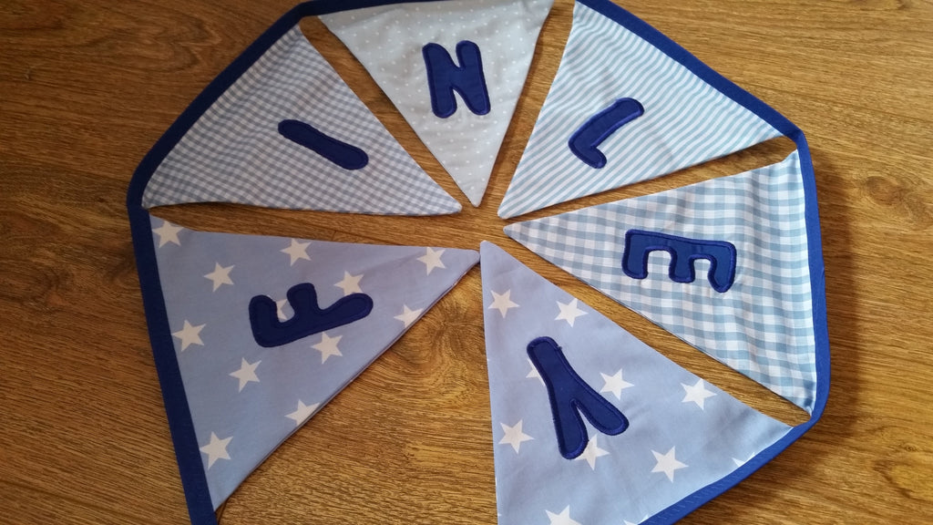 Personalised Bunting for Boys