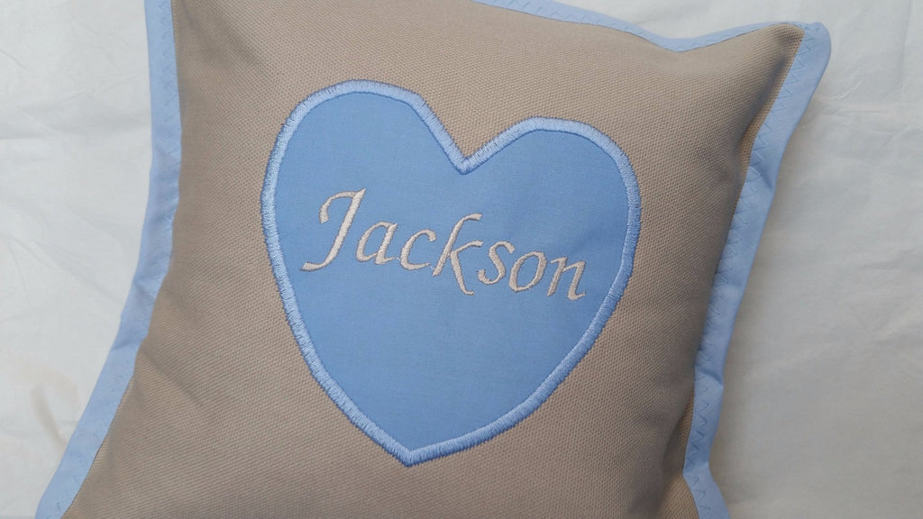 Small Personalised Cushion for Boys – SewPersonal