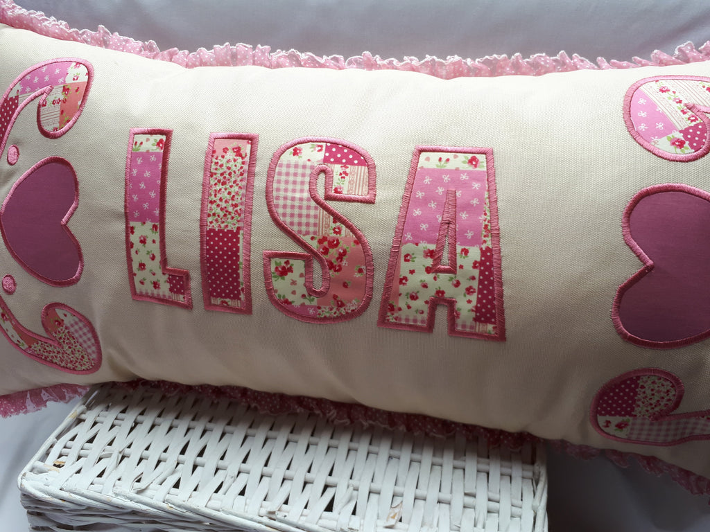 Large Personalised Cushion for Girls