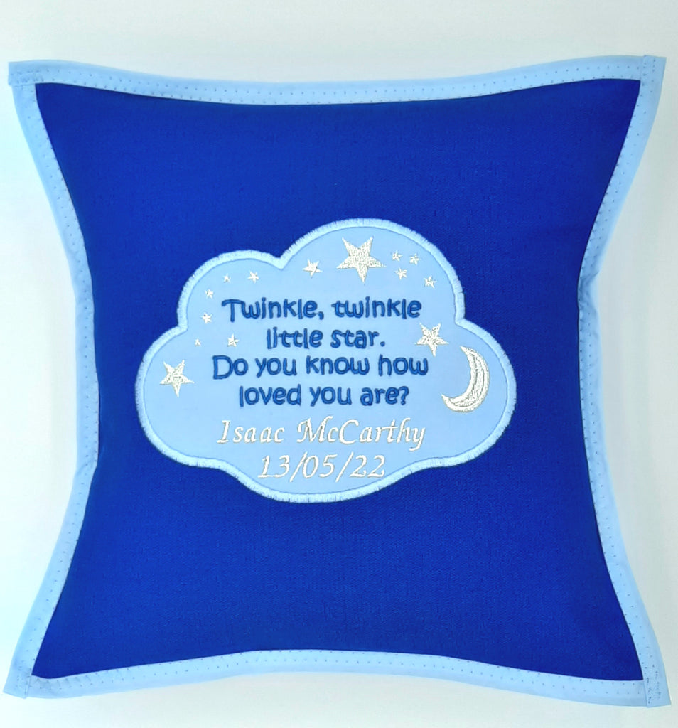 Twinkle, Twinkle Little Star Personalised Cushion